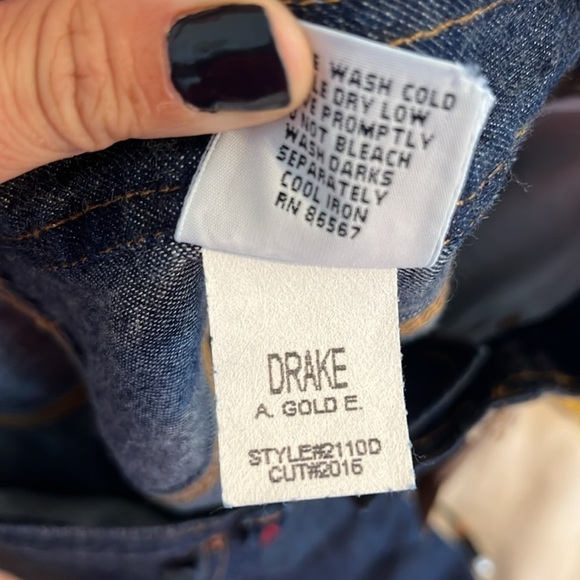 NWT VTG A Golde Drake carpenter jeans - Picture 7 of 7